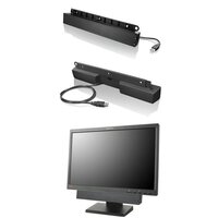 Lenovo USB Soundbar - 2.0 Kanäle - 2,5 W - 70 dB - Schwarz - PC - Verkabelt