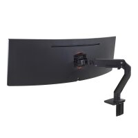 Ergotron HX Series HX Monitorarm mit HD-Gelenk - Tischhalterung (matt-schwarz) - Klemme - 19,1 kg - 124,5 cm (49 Zoll) - 100 x 100 mm - Höhenverstellung - Schwarz