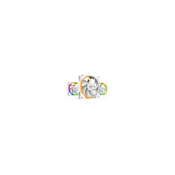 Be Quiet! Light Wings White 120mm PWM Triple-Pack - Gehäuse-Lüfter - 20,6 dB