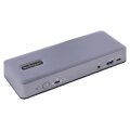 StarTech.com USB-C Docking Station - Google Chromebook Dockingstation - 3x 4K30/Dual 4K60 Monitore - 7-Port USB Hub 3.0 - 60W Power Delivery 3.0 - GbE - Audio - K-Slots - Works With Chromebook WWCB - Kabelgebunden - USB 3.2 Gen 2 (3.1 Gen 2) Type-C - 60 W