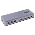 StarTech.com USB-C Docking Station - Google Chromebook Dockingstation - 3x 4K30/Dual 4K60 Monitore - 7-Port USB Hub 3.0 - 60W Power Delivery 3.0 - GbE - Audio - K-Slots - Works With Chromebook WWCB - Kabelgebunden - USB 3.2 Gen 2 (3.1 Gen 2) Type-C - 60 W