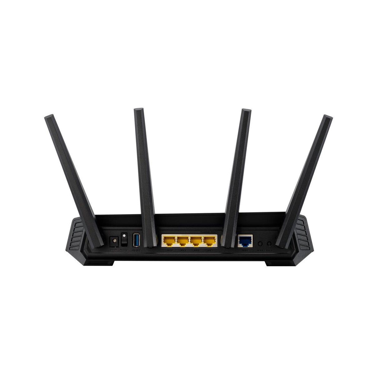 ASUS ROG STRIX GS-AX5400 - Wi-Fi 6 (802.11ax) - Dual-Band (2,4 GHz/5 GHz) - Eingebauter Ethernet-Anschluss - Schwarz - Tabletop-Router