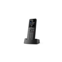 Yealink W57R - IP-Telefon - Schwarz - Kabelloses Mobilteil - Tisch/Bank - Tropfsicher - Staubresistent - Kratzresistent - Schockresistent - Auslaufsicher - Spritzwassergeschützt - IP54