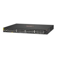 HPE 6100 48G Class4 PoE 4SFP+ 370W - Managed - L3 - Gigabit Ethernet (10/100/1000) - Power over Ethernet (PoE) - Rack-Einbau - 1U