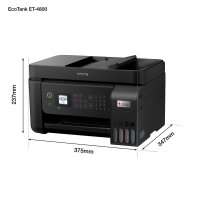 Epson EcoTank ET-4800 - Tintenstrahl - Farbdruck - 5760 x 1440 DPI - A4 - Direktdruck - Schwarz