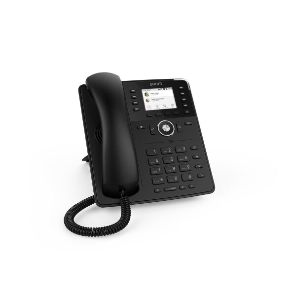 Snom D735 - IP-Telefon - Schwarz - Kabelgebundenes Mobilteil - Im Band - Außerhalb des Bandes - SIP-Info - 1000 Eintragungen - Ton