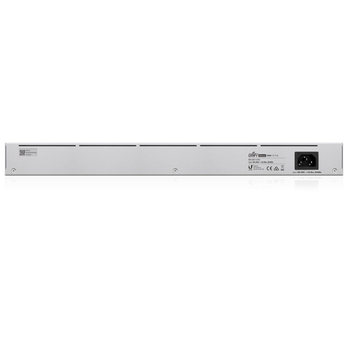 Ubiquiti UniFi 16-Port PoE - Managed - L2/L3 - Gigabit Ethernet (10/100/1000) - Power over Ethernet (PoE) - Rack-Einbau - 1U