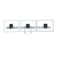 Ergotron HX Triple-Monitor Bogen-Kit - Weiß - 4,6 kg - Wand - 75 x 75,100 x 100 mm - 61 cm (24") - -75 - 75°