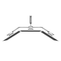 Ergotron HX Triple-Monitor Bogen-Kit - Weiß - 4,6 kg - Wand - 75 x 75,100 x 100 mm - 61 cm (24") - -75 - 75°