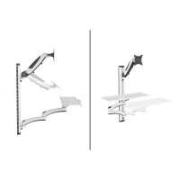 DIGITUS Halterung Monitor/Tastatur Wandmontage/32/-8kg/100x100