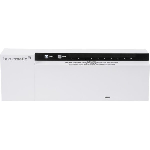 eQ-3 AG Homematic IP 142981A0 - Heizungsaktor - 10 Kanäle - 270 m - IP20 - Weiß - Homematic