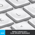 Logitech MX Keys Mini - Mini - Kabellos - RF Wireless + Bluetooth - QWERTZ - LED - Grau