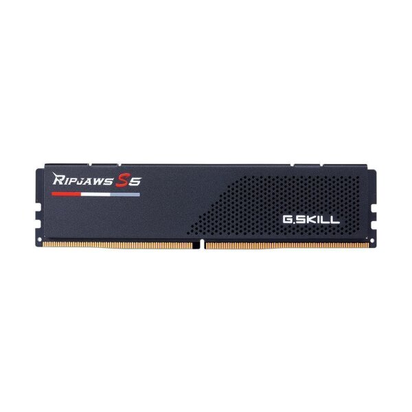 G.Skill Ripjaws S5 F5-6000J3040F16GX2-RS5K - 32 GB - 2 x 16 GB - DDR5 - 3000 MHz - 288-pin DIMM - Schwarz