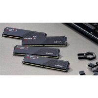 G.Skill Ripjaws S5 F5-6000J3040F16GX2-RS5K - 32 GB - 2 x 16 GB - DDR5 - 3000 MHz - 288-pin DIMM - Schwarz