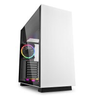Sharkoon Pure Steel RGB - Midi Tower - PC - Weiß - ATX - CEB - EATX - EEB - micro ATX - Mini-ITX - Stahl - Gehärtetes Glas - Multi
