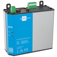 Insys Microelectronics icom SCR-E300 - LAN-Router - Grau - DIN-Schienen-/Wandmontage - Leistung - Signalstärke - WAN - IP40 - IEC/EN 62368-1 - CE - FCC Part 15 Class B - IC