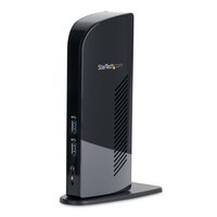 StarTech.com Dual Monitor USB 3.0 Laptop Docking Station mit HDMI & DVI/VGA, 6x USB-A Hub,