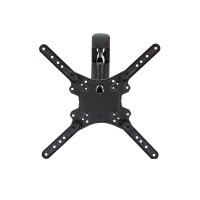 StarTech.com TV-Wandhalterung vollbeweglich - 35 kg (32-55 Zoll) VESA-Displays - Universal-Flachbildfernseher Monitorhalter mit niedrigem Profil - Heavy Duty - einstellbarer Schwenkarm - 100 x 100 mm - 400 x 400 mm - -12 - 2° - -90 - 90° - Stahl - Schwarz