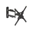 StarTech.com TV-Wandhalterung vollbeweglich - 35 kg (32-55 Zoll) VESA-Displays - Universal-Flachbildfernseher Monitorhalter mit niedrigem Profil - Heavy Duty - einstellbarer Schwenkarm - 100 x 100 mm - 400 x 400 mm - -12 - 2° - -90 - 90° - Stahl - Schwarz