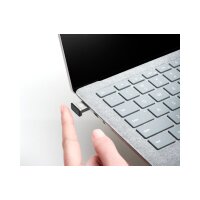 Kensington VeriMark™ IT Fingerprint Key – FIDO2/WebAuth - Windows Hello™ & Windows Hello for Business™ - Windows 10 - Windows 7 - Windows 8.1 - 16 mm - 22,5 mm - 9,5 mm - 4 g - 80 x 130 x 20 mm