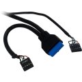Inter-Tech CI-01 - CF - Speicherstick (MS) - MicroDrive - MicroSD (TransFlash) - MMC - MS Duo - MS Micro (M2) - MS PRO - MS... - Schwarz - 3.5" - 5000 Mbit/s - USB 3.2 Gen 1 (3.1 Gen 1) - 110 mm