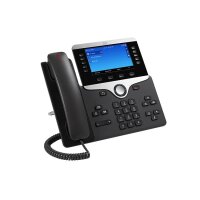 Cisco 8861 - IP-Telefon - Schwarz - Silber - Tisch/Wand - Digital - 12,7 cm (5 Zoll) - 800 x 480 Pixel