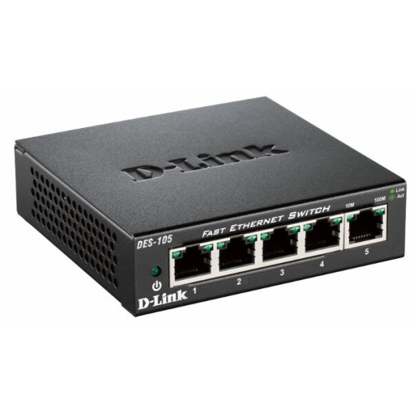 D-Link DES-105 - Unmanaged - L2 - Vollduplex