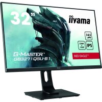 Iiyama G-MASTER Erwecke Dein volles Spielpotenzial mit dem Red Eagle Monitor GB3271QSU mit 165 Hz Bildwiederholfrequenz und 1 ms MPRT - 80 cm (31.5") - 2560 x 1440 Pixel - Wide Quad HD - LED - 1 ms - Schwarz
