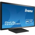 Iiyama ProLite 23.8” (60.5 cm) PCAP 10-Punkt Multi-Touch-Monitor mit Edge-to-Edge Glas Design und Anti-Fingerprint-Beschichtung - 60,5 cm (23.8") - 1920 x 1080 Pixel - Full HD - LCD - 14 ms - Schwarz