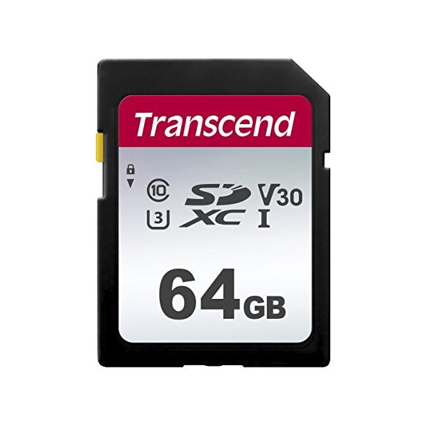 Transcend TS64GSDC300S - 64 GB - SDXC - Klasse 10 - NAND - 95 MB/s - 40 MB/s