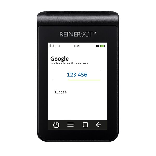 ReinerSCT Reiner SCT tanJack deluxe - Schwarz - TFT - 8,89 cm (3.5") - 320 x 480 Pixel - CMOS - 70,5 mm