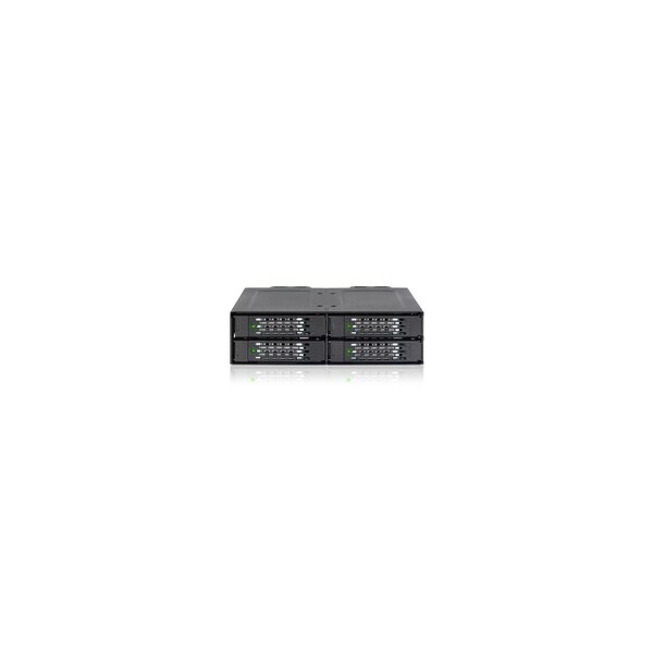 Icy Dock MB699VP-B - Schwarz - Metall - 15 mm - 2 Lüfter - 4 cm - 32 Gbit/s