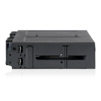 Icy Dock MB699VP-B - Schwarz - Metall - 15 mm - 2 Lüfter - 4 cm - 32 Gbit/s