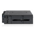 Icy Dock MB699VP-B - Schwarz - Metall - 15 mm - 2 Lüfter - 4 cm - 32 Gbit/s