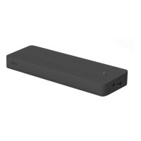 Fujitsu L100 USB Type-C Port Replicator 2 - Kabelgebunden - USB 3.2 Gen 1 (3.1 Gen 1) Type-C - 10,100,1000 Mbit/s - Schwarz - 219 mm - 75 mm