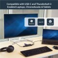StarTech.com USB-C Multiport Adapter - USB-C Tragbare Docking station mit 4k HDMI - 60W Power Delivery Pass-Through - GbE - 2x USB-A 3.0 Hub - Tragbares Mini USB Typ-C Dock für Laptop - Kabelgebunden - USB 3.2 Gen 1 (3.1 Gen 1) Type-C - 60 W - USB Typ-C -