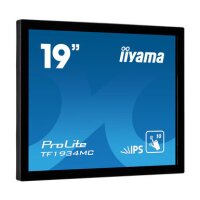 Iiyama ProLite 10pt Touch Open Frame Monitor mit IPS Panel Technologie und Touch-durch-Glas Funktion - 48,3 cm (19") - 1280 x 1024 Pixel - SXGA - LED - 14 ms - Schwarz