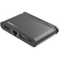 StarTech.com USB C Multiport Adapter - Tragbares USB-C Dock mit 4K HDMI - 100W PD 3.0 Pass-Through - 1x USB-A - 1x USB-C - GbE - Thunderbolt 3 und USB Typ C Laptop Travel Dock - Mac & Windows - Kabelgebunden - USB 3.2 Gen 1 (3.1 Gen 1) Type-C - 100 W - US