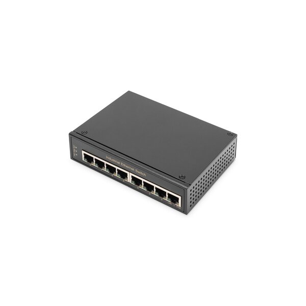 DIGITUS 8 Port Gigabit Ethernet Netzwerk Switch,Industrial, Unmanaged