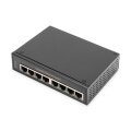 DIGITUS 8 Port Gigabit Ethernet Netzwerk Switch,Industrial, Unmanaged