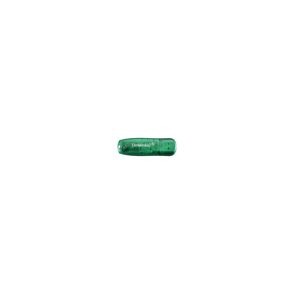 Intenso Rainbow Line - 8 GB - USB Typ-A - 2.0 - 28 MB/s - Kappe - Grün