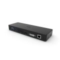 i-tec USB 3.0 / USB-C Dual Display Docking Station HDMI DVI + VGA - Kabelgebunden - USB 3.2 Gen 1 (3.1 Gen 1) Type-A - 3,5 mm - 10,100,1000 Mbit/s - Schwarz - Kensington