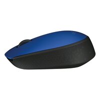 Logitech M171 Blue-K - Beidhändig - Optisch - RF Wireless - 1000 DPI - Blau