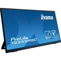 Iiyama ProLite 21.5” (54.5 cm) Optical-Bonded-PCAP 10-Touchpunkt-Monitor mit IPS-Panel-Technologie - Edge-to-Edge-Glasdesign - Anti-Fingerprint-Beschichtung - aktiver Stylus-Unterstützung (MPP 2.0) und einem flexiblem Standfuß - 54,6 cm (21.5") - 1920 x 1