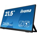 Iiyama ProLite 21.5” (54.5 cm) Optical-Bonded-PCAP 10-Touchpunkt-Monitor mit IPS-Panel-Technologie - Edge-to-Edge-Glasdesign - Anti-Fingerprint-Beschichtung - aktiver Stylus-Unterstützung (MPP 2.0) und einem flexiblem Standfuß - 54,6 cm (21.5") - 1920 x 1