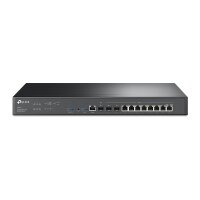 TP-LINK ER8411 - Ethernet-WAN - Gigabit Ethernet - Schwarz