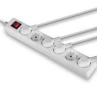 Lindy 73103 Innenraum 6AC outlet(s) Weiß...