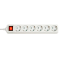 Lindy 73103 Innenraum 6AC outlet(s) Weiß Verlängerungskabel
