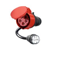 go-e CH-04-30 - 0,3 m - Indoor - IP55 - Schwarz - Rot - 1 AC-Ausgänge - 230 V