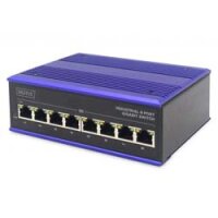 DIGITUS Industrial 8-Port Gigabit Switch, Unmanaged